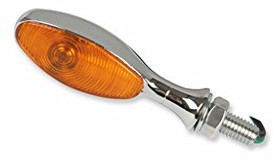 V PARTS 1 para kierunkowskazów uniwersalnych do motocykla P I mini owalne chromowane dymne 21 W 4597/54