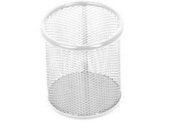 LEVIATAN  Kubek na długopisy perłowy siatka