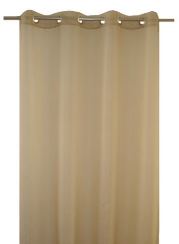 BelAir BEL Air Success 0199982  0004 zasłona z oczkami, obrębiony, błyszczący, 140 x 260 cm, Perl Szary 0199982-0004