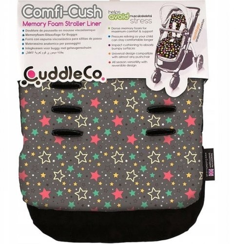 CuddleCo Wkładka do wózka Comfi-Cush - Kolorowe Gwiazdki CC842858