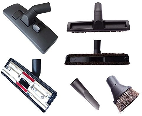 Hossi's Wholesale 4 różne końcówki do odkurzacza (do dywanów,-; ssawka szczelinowa do twardych podłóg i pędzel) w zestawie: 20 worków na kurz pasuje do FIF KS 1200, 1201