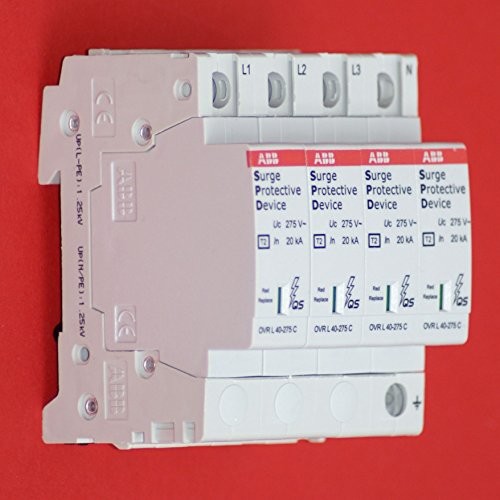 ABB Stotz S & J ochrona przeciwprzepięciowa TYP2 ovrt24l40  275pq TN-S 4P 20 KA Ochronniki przepięciowe dla technologii energii/zasilanie 3660308520548 OVRT24L40-275PQ