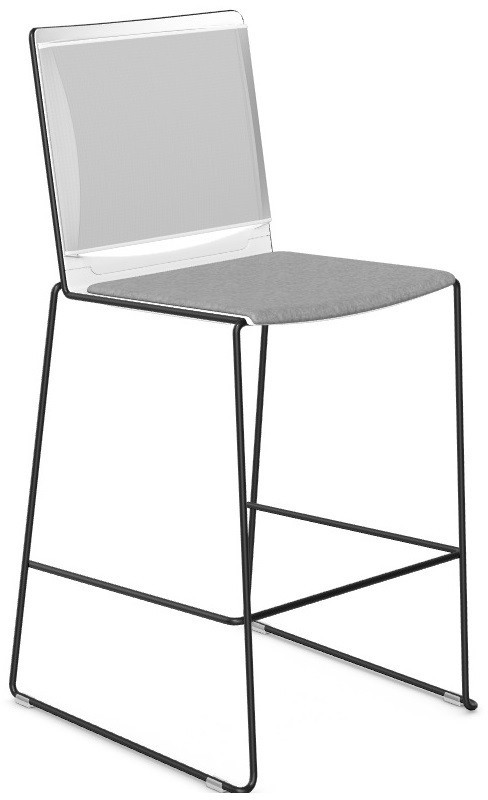 KB Intarseating Hoker SMESH 730 mm, czarny stelaż SMESH-MT-261-01