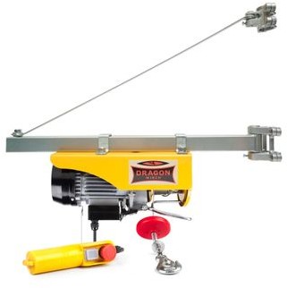 Dragon Winch Wyciągarka warsztatowa DWI 125/250 230V + ramię wychylne DWI125250-R