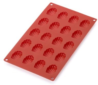 Lékué Gourmet  kształt z 20 zagłębienia zapewniający minimuffins, kolor czerwony 0620620R01M022