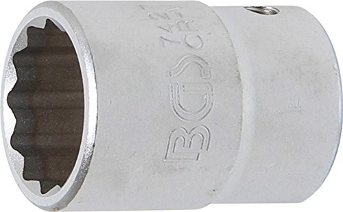 BGS wkładka klucza nasadowego, 3/4 cala, 12 kant, 27 MM, 1 sztuki, 7427