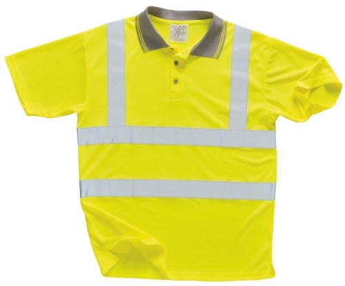 Portwest portwest wysokiej niezbędne koszulka polo, rozmiar S  5 X L, żółty, l, żółty S477YERL