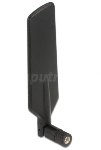 Delock antena LTE-Antenne SMA 4,0dBi, GSM/UMTS drehbar schwarz - 12408