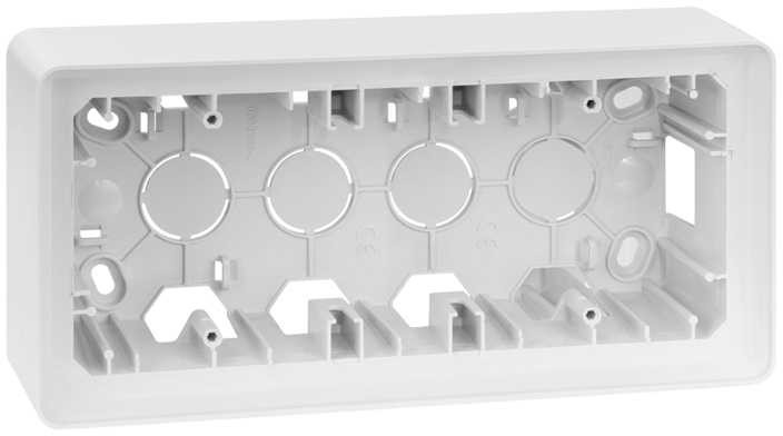 Kontakt KONTAKT_SIMON Puszka natynkowa potrójna DETAIL 82 Biały 8200770-030