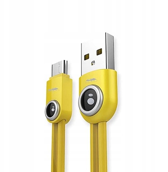 Remax Kabel Usb Lemen RC-101m MicroUSB Żółty