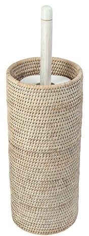 Kouboo kouboo 3 Rolls La Jolla ręcznie Woven Toilet Roll Stand, Honey Brown z wikliny _ P 1030058