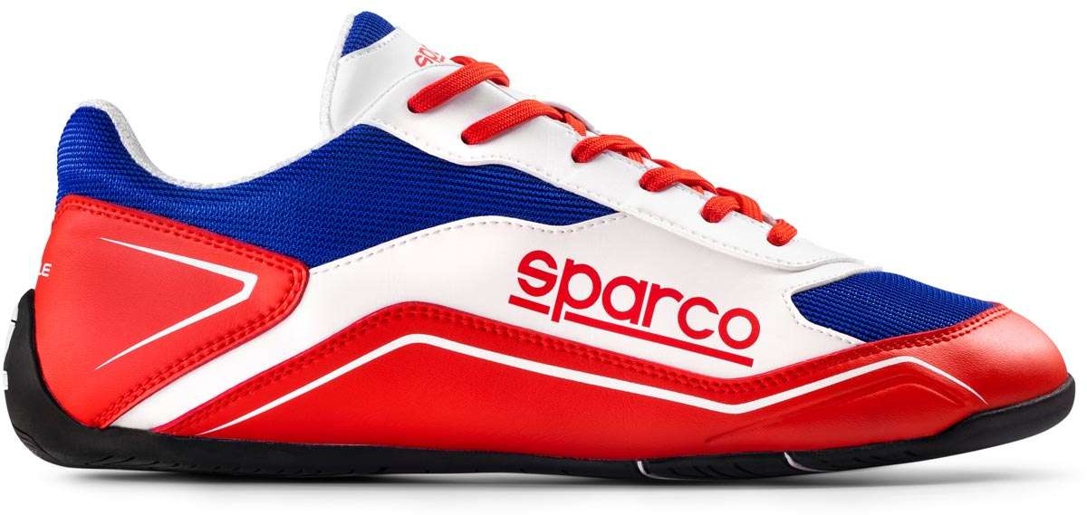 Sparco Buty sportowe S-POLE czerwono-niebieskie 00128838RBAZ