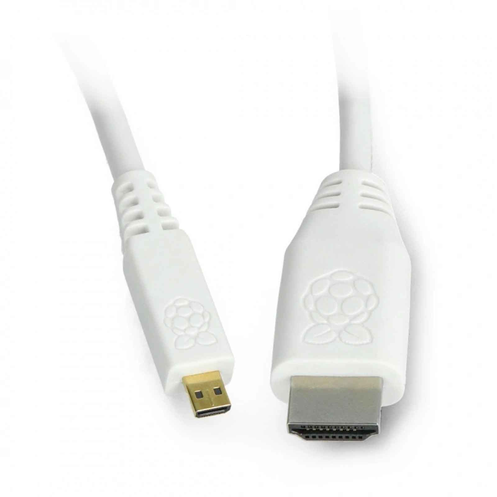 . Przewód microHDMI HDMI dla Raspberry Pi 4 1m T7689AX) RPI-14662