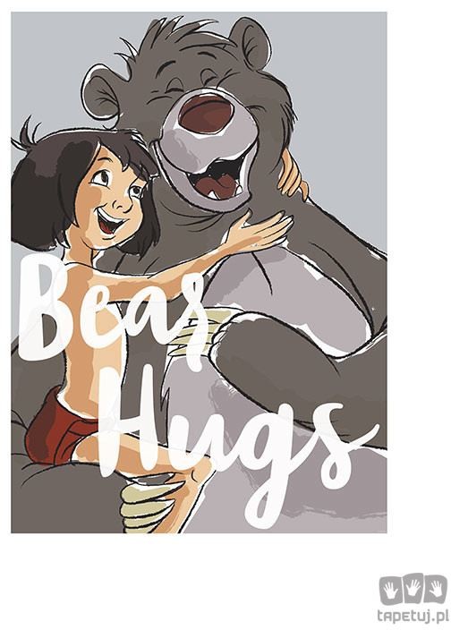 Obraz Komar Bear Hug WB013 WB013