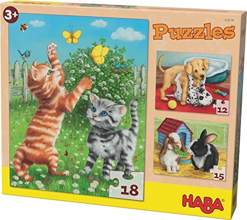Haba 302638 Puzzle zwierząt domowych