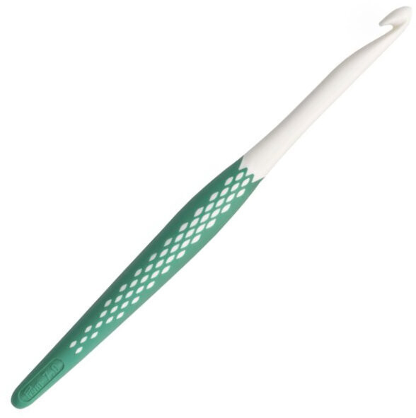 PRYM Crochet Hook For Wool Ergonomics 17cm / 7mm Leafgreen