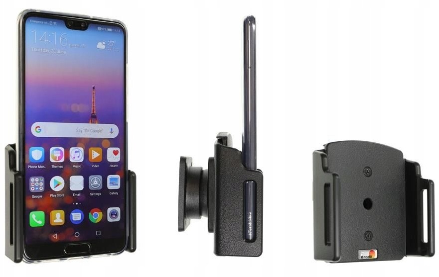 Brodit uchwyt regulowany do Huawei P20 w futerale