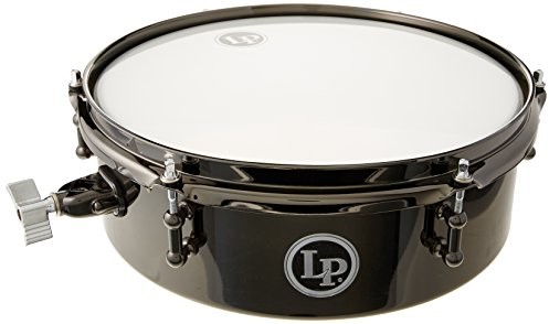 LP Latin Percussion timbales marszowe ZESTAW Black Niklowo-12