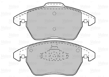 VALEO klocki hamulcowe z nrs 598715 598715