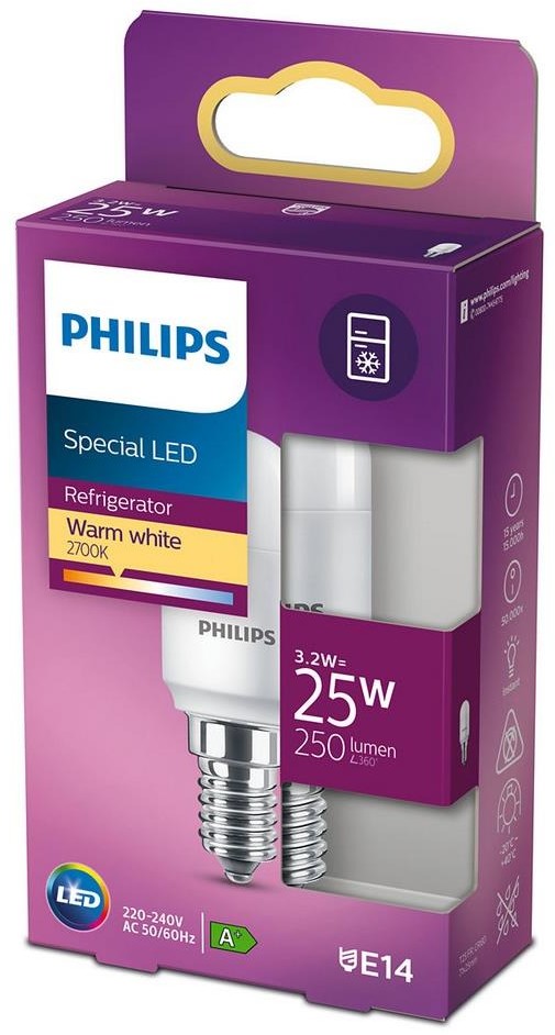 Philips LED Żarówka do lodówki T25L E14/3,2W/230V 2700K