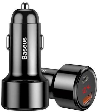Baseus Magic PPS BS-C20C CCMLC20C-01 45W szybka ładowarka samochodowa z gniazdem USB QC3.0 oraz USB-C PD 3.0 BC-C20C