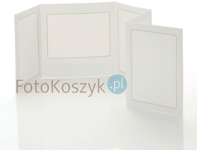 Mini-Album Biały - zestaw: 5 zdjęcia 15x21