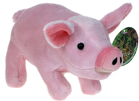 Zoo: maskotka Świnka (Świnia, Prosiaczek) 18cm 652