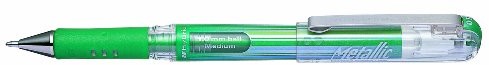 Pentel K230-MDO Hybrid Gel Metallic Grip DX ink roller przy użyciu atramentu pigmentowego, opakowanie 12 szt K230-MD