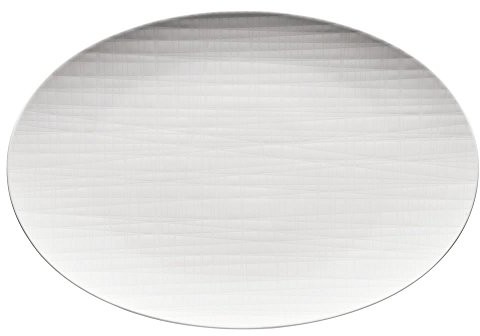 Rosenthal Mesh owalny talerz do serwowania, biały, 30 cm 11770-800001-12730