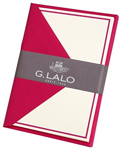 Lalo na obwodzie karta z kopertą  Raspberry (Pack 10) 32615L