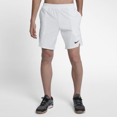 Nike Męskie spodenki tenisowe NikeCourt Flex Ace 23 cm - Biel 887515-100
