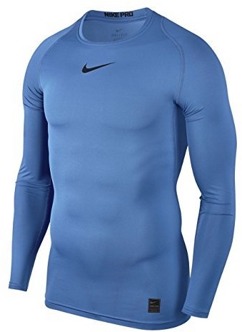 Nike Pro TOP Crew LS kompresji Shirt męski, niebieski, m 838077-412
