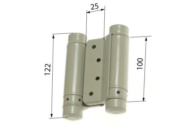 Zawias sprężynowy wahadłowy 100 mm lakier