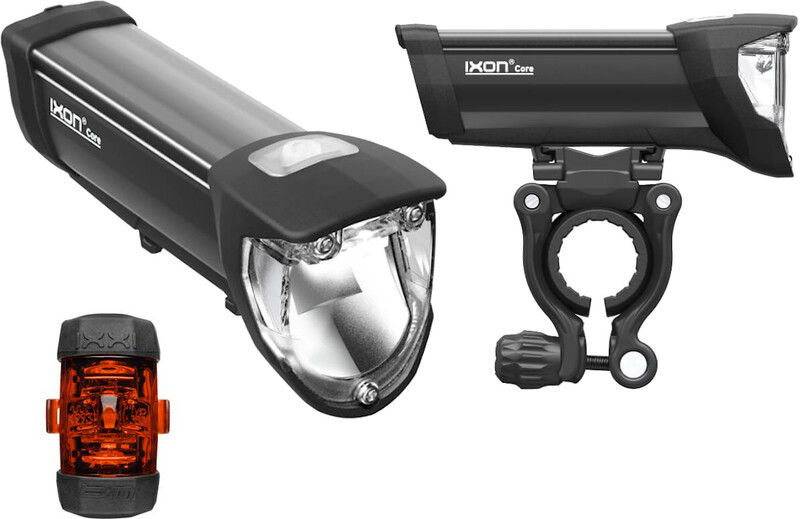 Busch + Müller Busch + Müller IXON Core & IXXI Lighting Set, czerwony/przezroczysty  2022 Oświetlenie rowerowe - zestawy 19.136-3