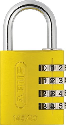 Abus ABUS  145/40 Kłódka 40 MM Żółty połączenie aluminium 49535  abu1454... 14540YEL