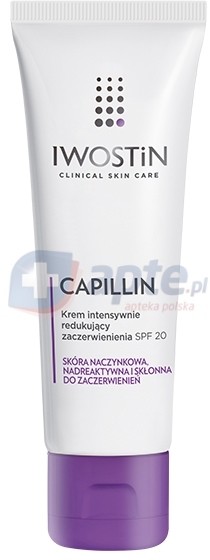 Iwostin Capillin krem ochronny dla skóry naczynkowej SPF20+ 40ml