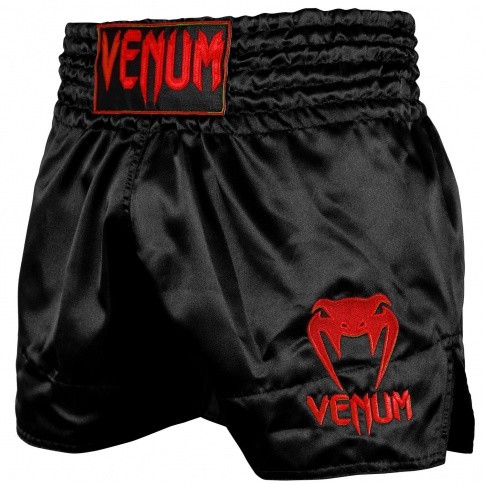 Classic Venum sklep Spodenki Muay Thai VENUM SHORTS BLACK RED