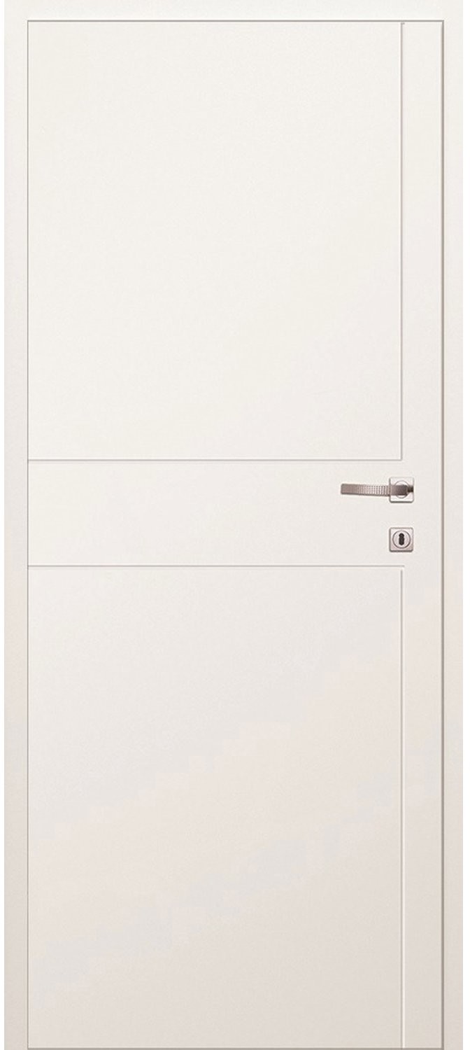Classen Skrzydło drzwiowe bezprzylgowe Linea Frez białe lakierowane 70L