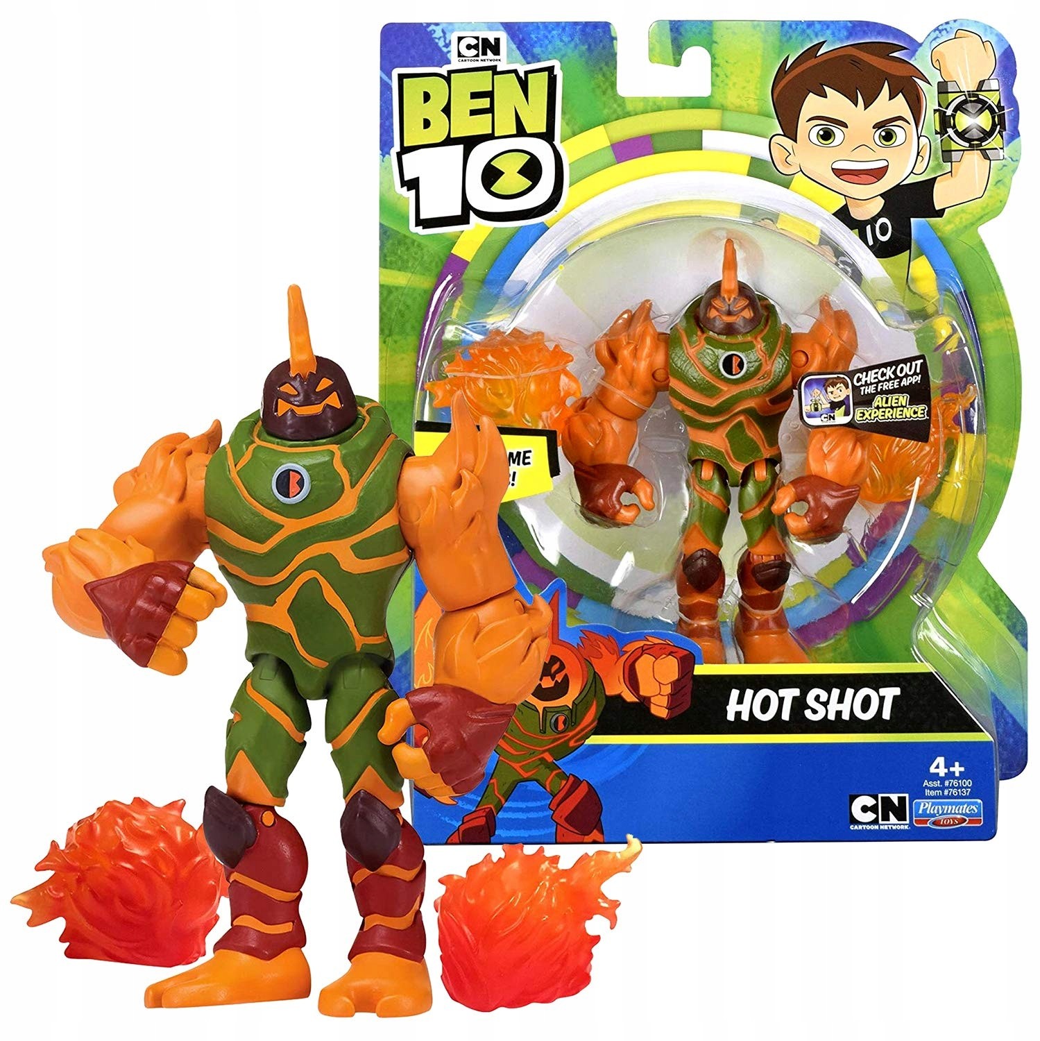 Ben 10 Figurka Hot Shot I Ogniste Kule