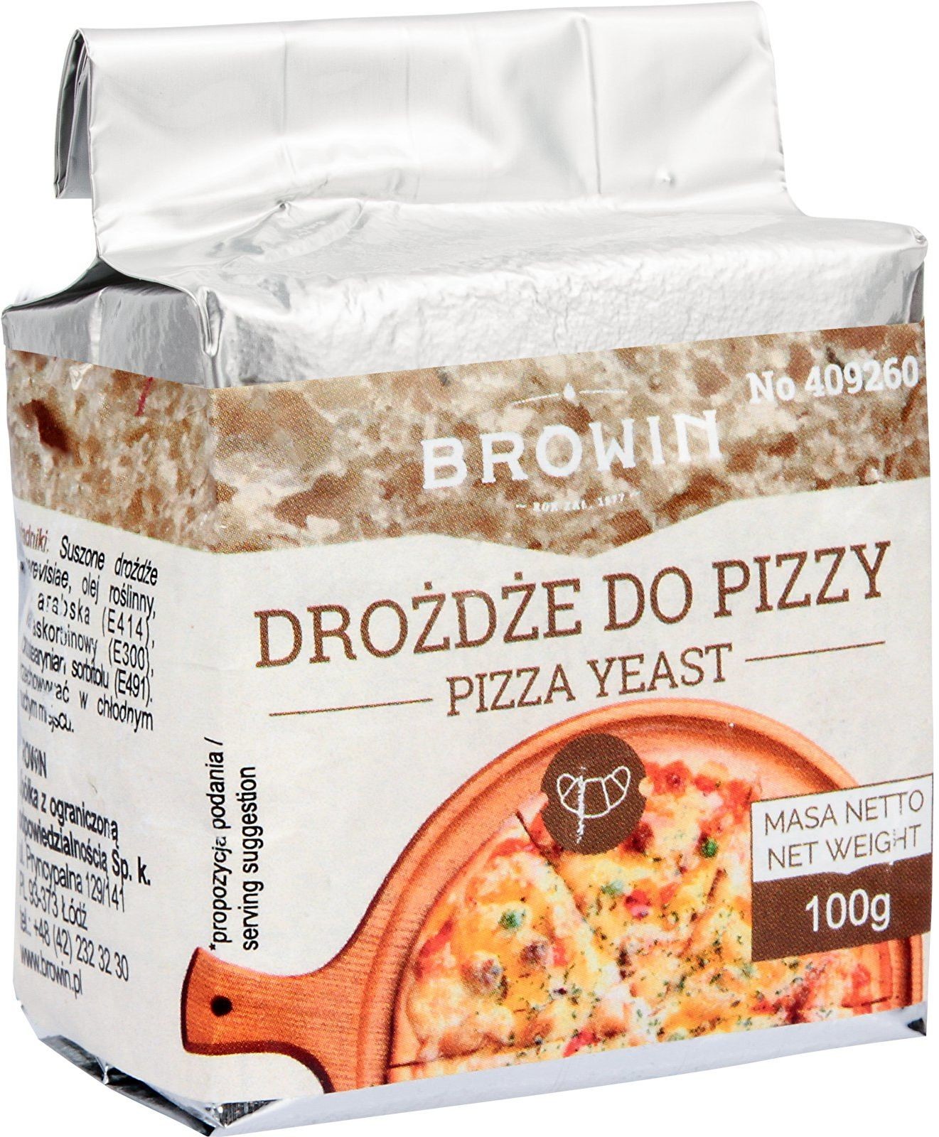 Browin Drożdże do pizzy - 100g