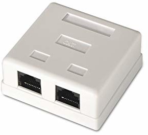 AISENS A139 powierzchnia naisens  0302  rozeta RJ45, biała A139-0302