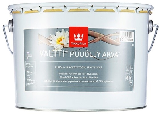 Tikkurila VALTTI WOOD OIL AKVA- olej do drewna, 9 l