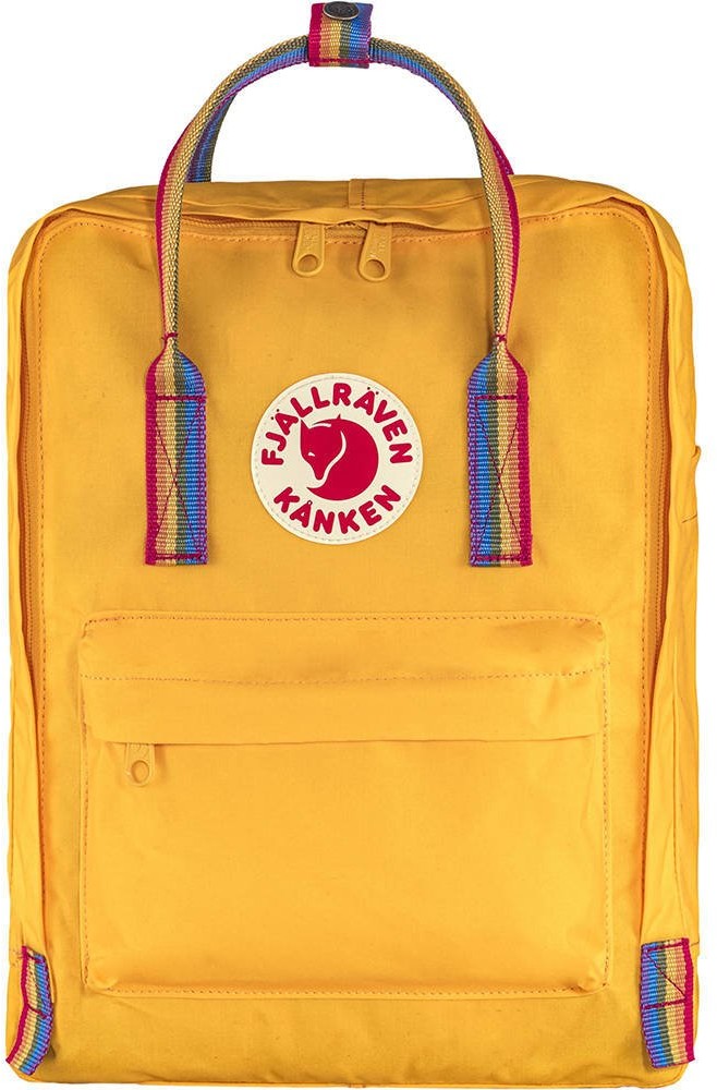 Fjallraven Plecak Kanken - warm yellow / rainbow pattern 23620-141/907