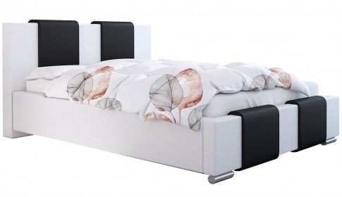 Tapicerowane łóżko z pojemnikiem 160x200 Lamar 2X