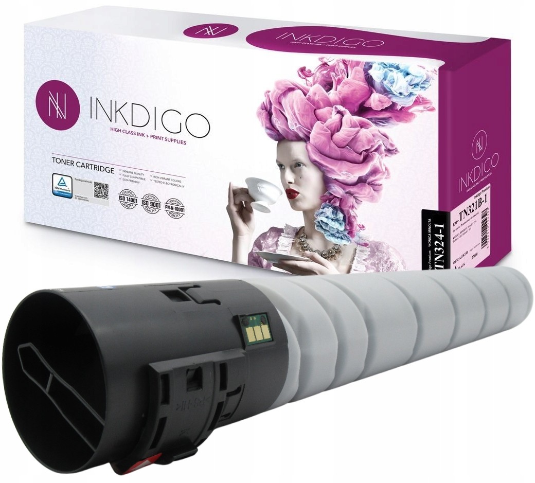 Toner TN324K Black Minolta Bizhub C258 C308 C368