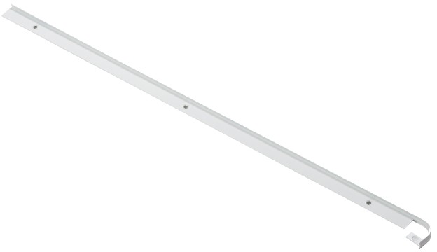 Cezar Listwa szczelinowa do blatów  aluminiowa 28 mm biała