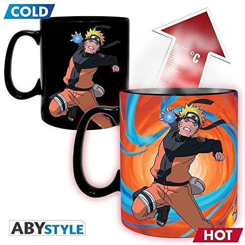 ABYstyle Studio Naruto Shippuden  kubek magiczny Naruto i Sasuke (do ciepła) 460 ML ABYMUG390