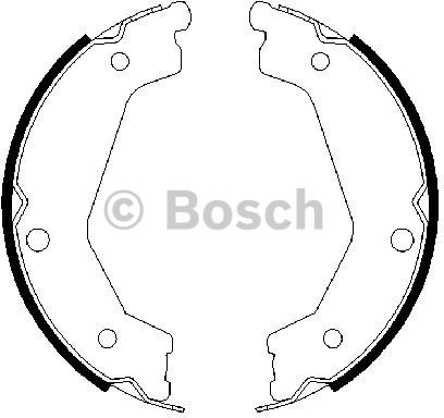 Bosch Szczęka hamulca ręcznego 0 986 487 708