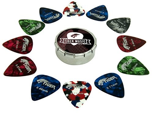 Tiger GAC14 10 kostki do gitary w puszce GAC14