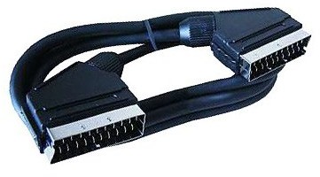 Oehlbach SE 2000 przewód SCART 1,5 m Czarny 4003635057025